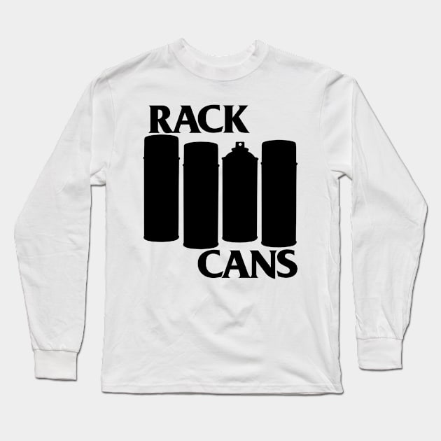 Rack Cans Alternate Long Sleeve T-Shirt by Volks